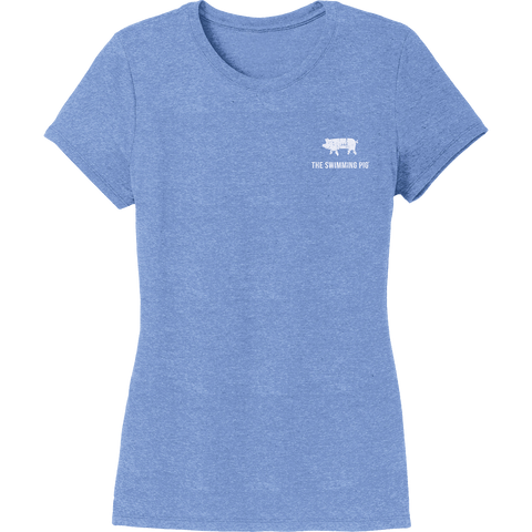 The Swimming Pig® Tee: Men's Royal Frost – The Swimming Pig Store